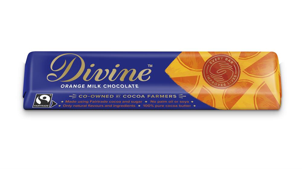 Divine Chocolate_Orange Milk Chocolate 35g