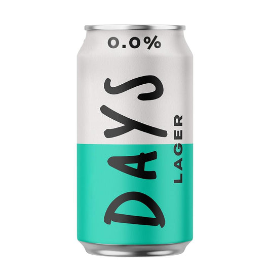 Days_0.0% Alcohol Free Lager Can 330ml-Pack of 3