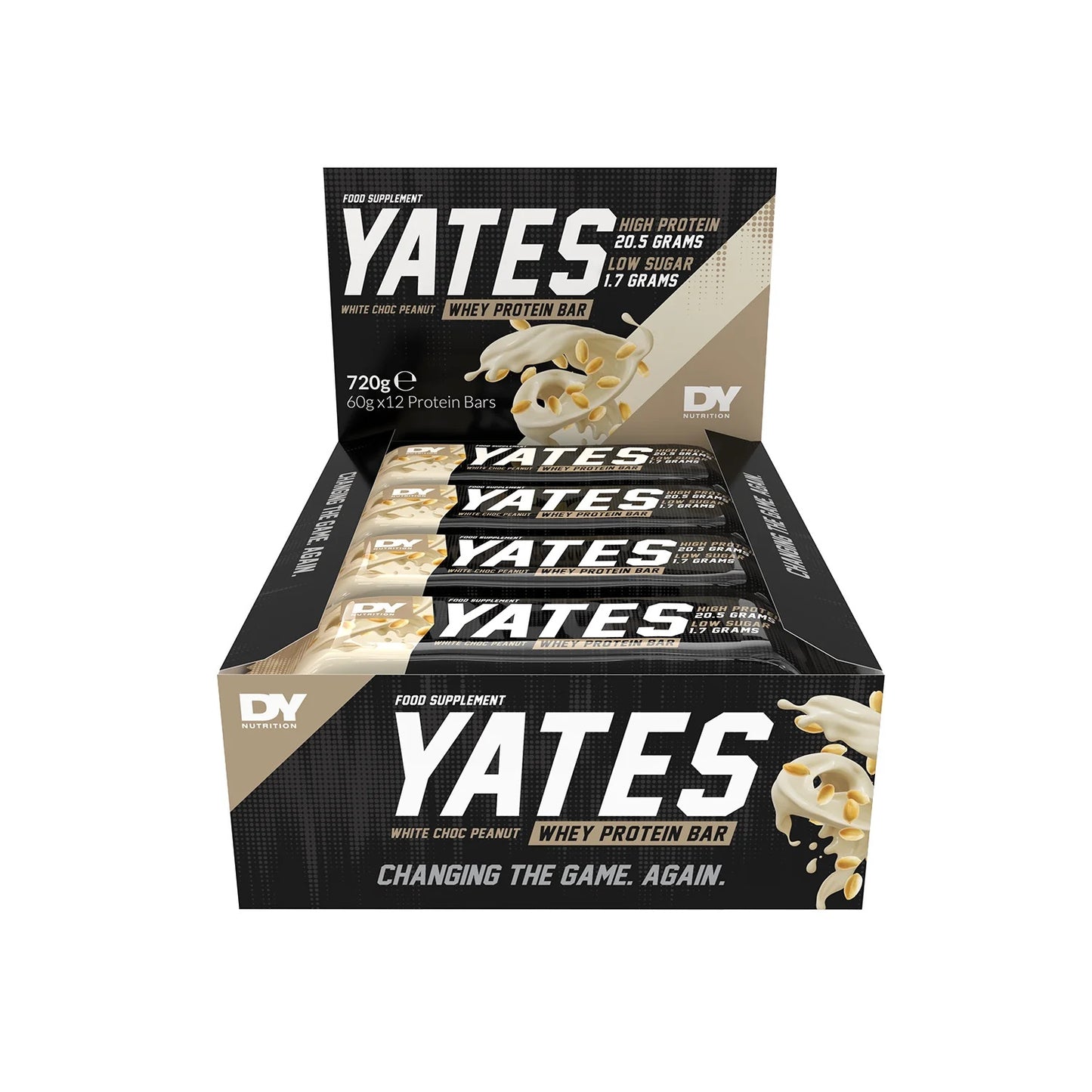 DY Nutrition Yates Protein Bar 12x60g Choc/Caramel