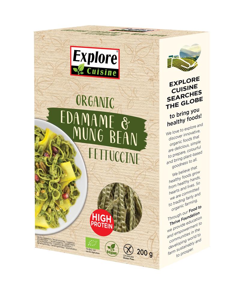 Explore Cuisine_Organic Edamame & Mung Bean Fettuccine 200g