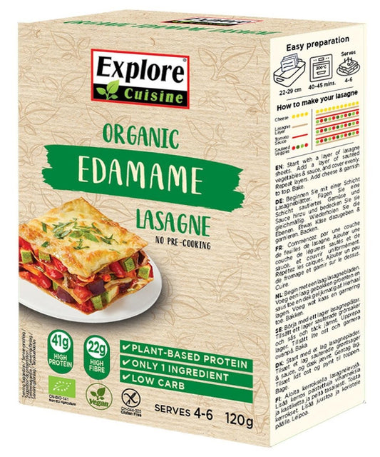 Explore Cuisine_Organic Edamame Lasagne Sheets 120g