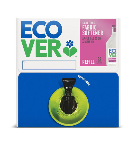 Ecover_Fabric Softener Refill Apple Blossom & Almond 15L (500 washes)