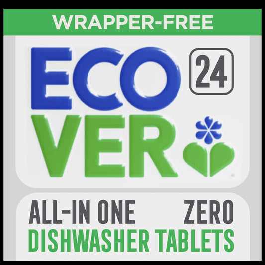 Ecover Zero_AiO dishwasher tablets Zero fragrance Zero Colour