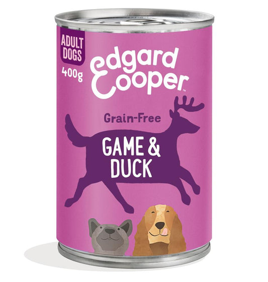 Edgard and Cooper_Wet Dog Food Game & Duck with Beetroot Blueberry & Pear 400g-pack of 6