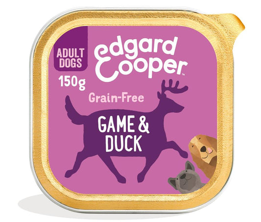 Edgard and Cooper_Game & Duck CranberryBeetroot & Sweet Potato Tray for Dogs 150g-pack of 11