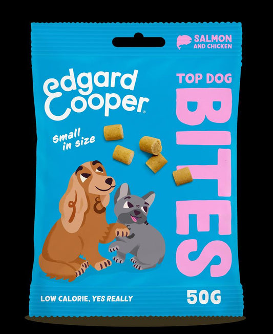 Edgard and Cooper_Dog Training Bites - Dog Bites Salmon & Chicken 50g-pack of 3