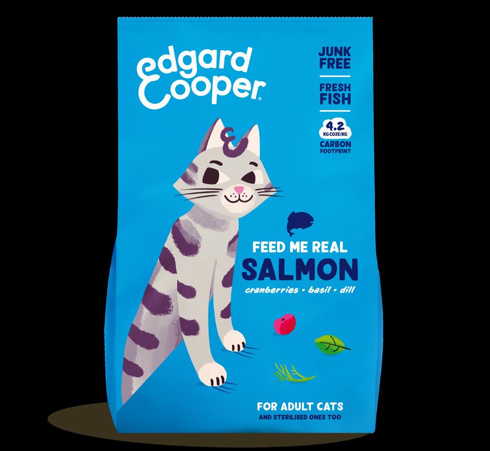 Edgard and Cooper_Cat Dry Food - Adult Cat Kibble - Salmon 750g