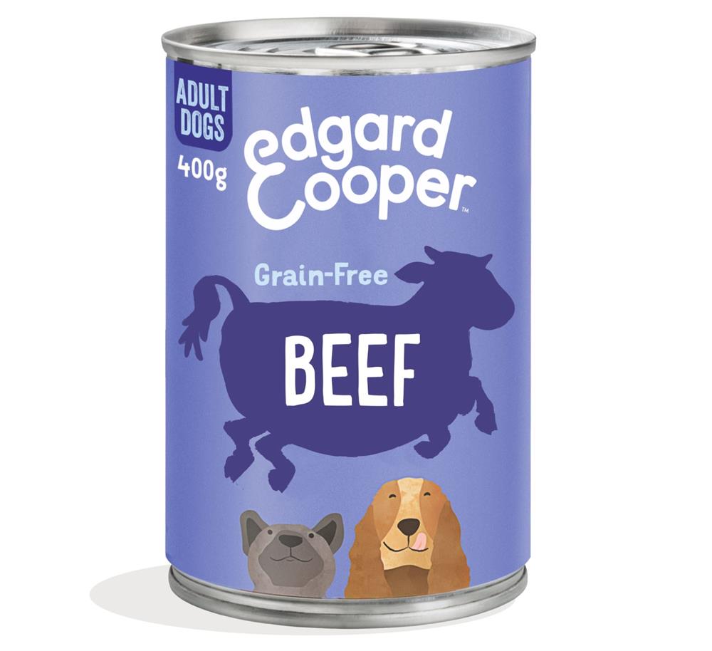 Edgard and Cooper_Wet Dog Food Beef with Beetroot Broccoli & Pear 400g-pack of 6