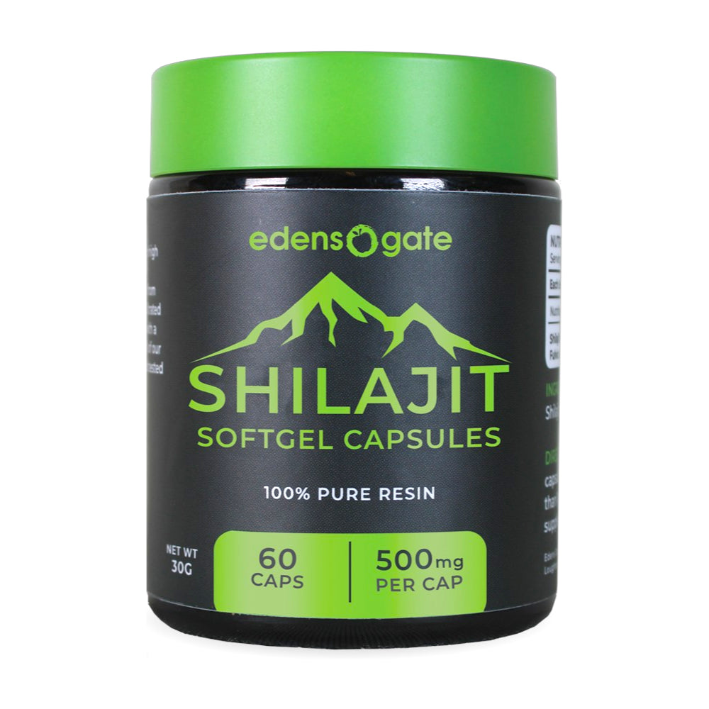 Edens Gate_Edensgate Premium Shilajit Resin Soft Gel Capsules - 30g