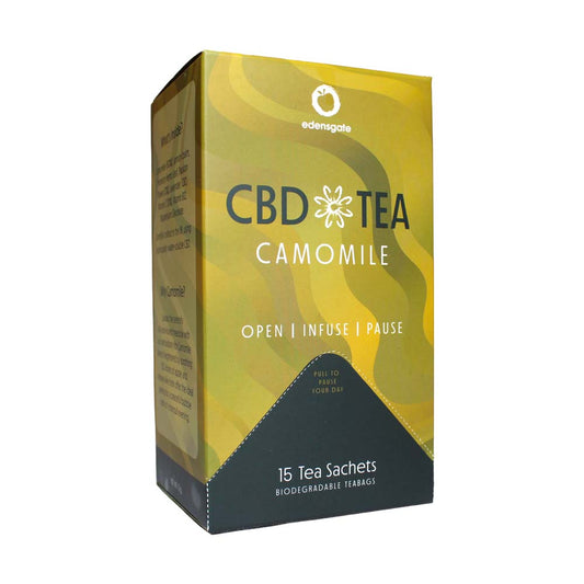 Edens Gate_CBD Tea With Adaptogens - Camomile - 15 Tea Bags