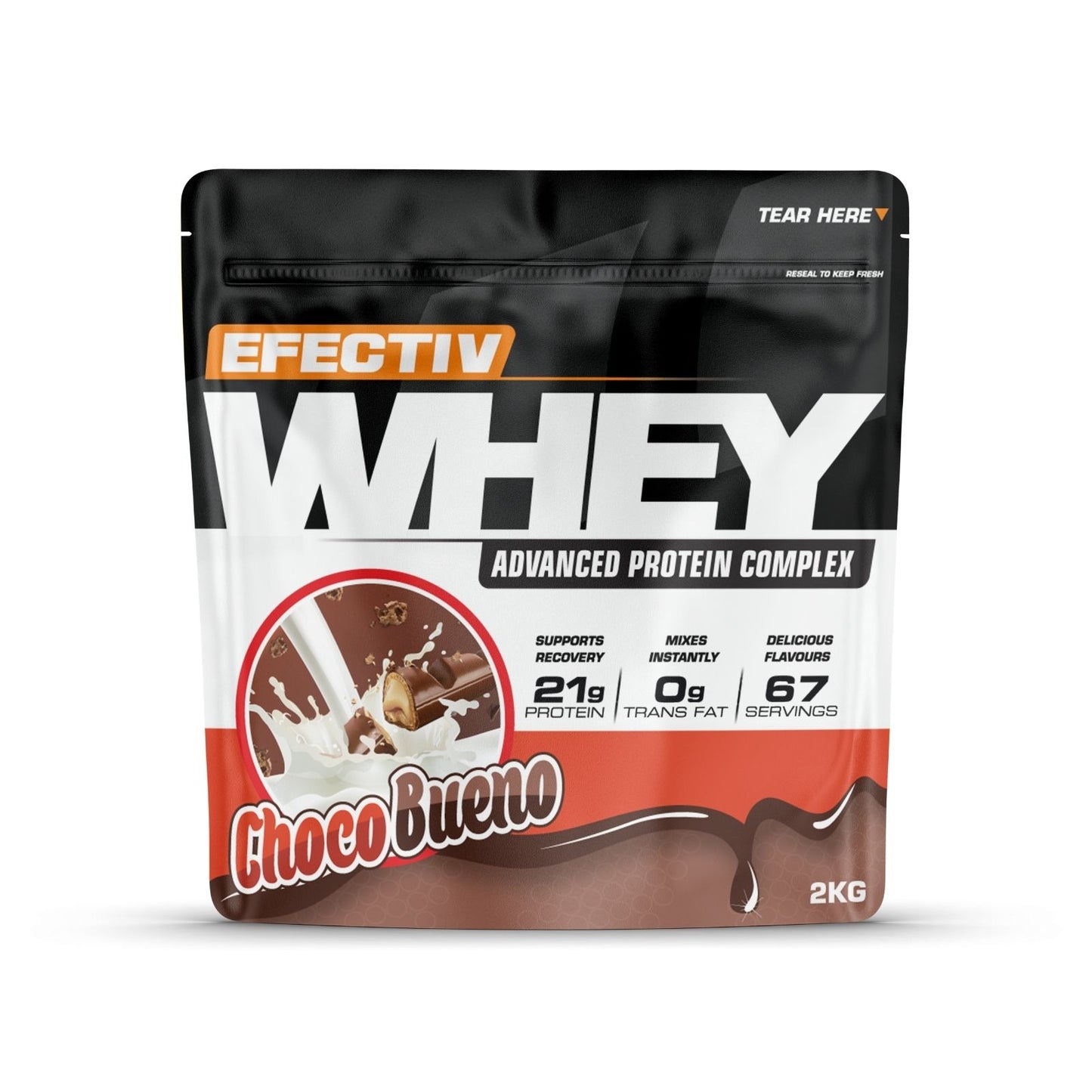 Efectiv Nutrition Whey Protein 2kg Biscuit Spread