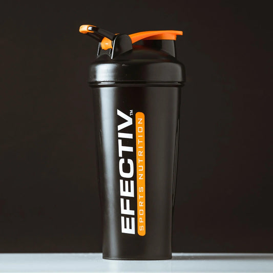 Efectiv Nutrition Shaker 600ml Black/Orange