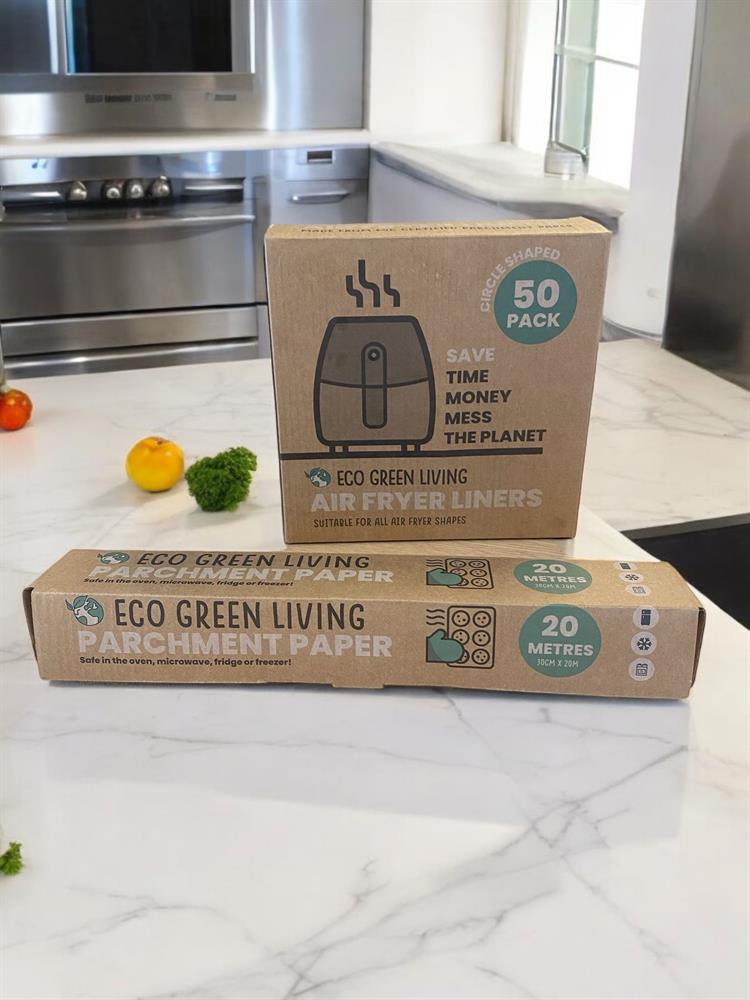 Eco Green Living_Air fryer liners are suitable for all air fryers-pack of 2