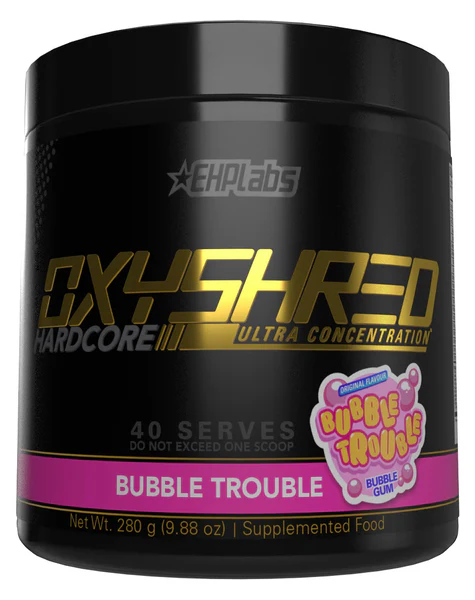 EHP Labs OxyShred Hardcore 275g Bubble Trouble