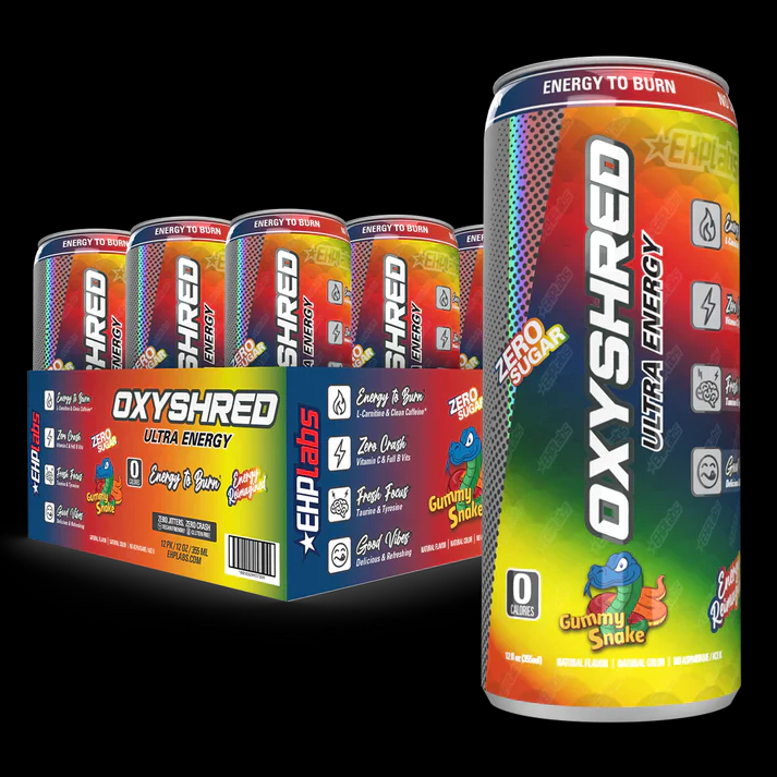 EHP Labs OxyShred Ultra Energy Drink RTD 12x355ml Guava Paradise