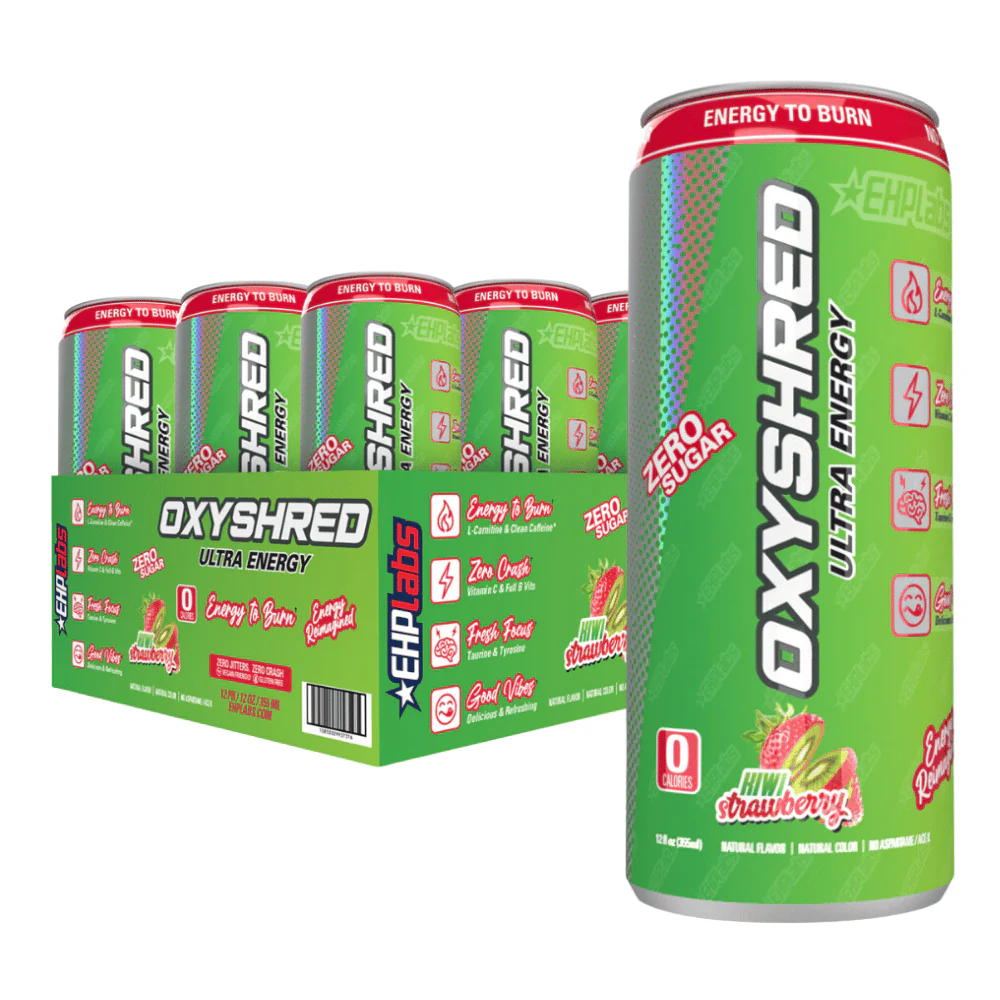 EHP Labs OxyShred Ultra Energy Drink RTD 12x355ml Guava Paradise