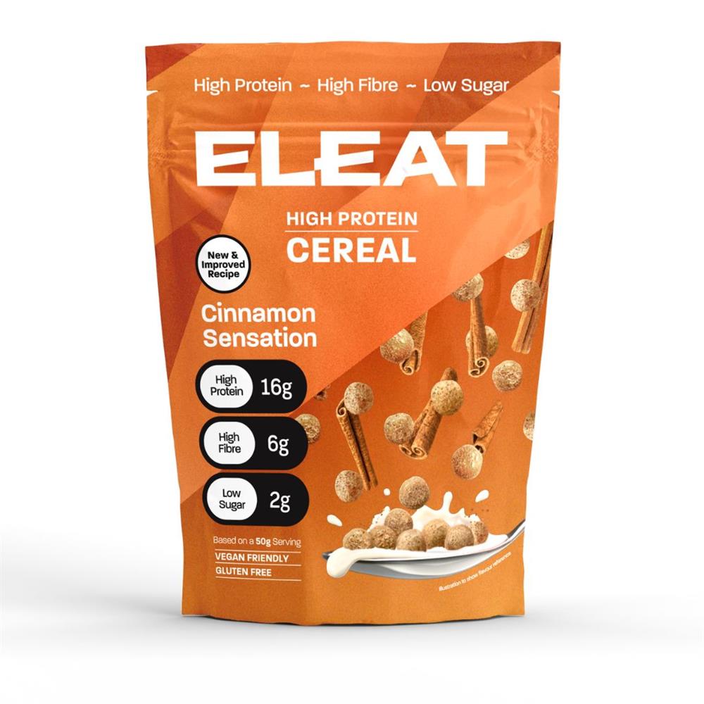 ELEAT_Cinnamon Sensation High Protein Cereal - 250g Pouch