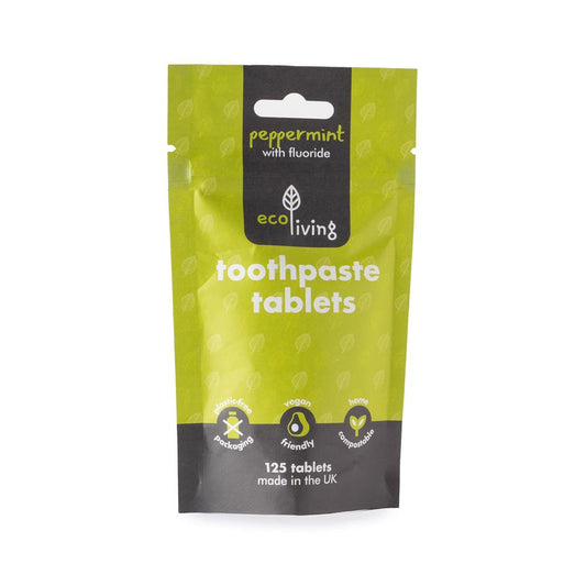 Ecoliving_Toothpaste Fluoride - 125 Tablets