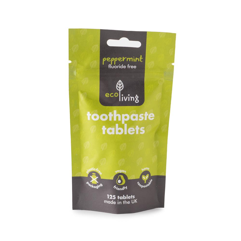Ecoliving_Toothpaste Tablets Fluoride Free - 125 tablets-Pack of 2