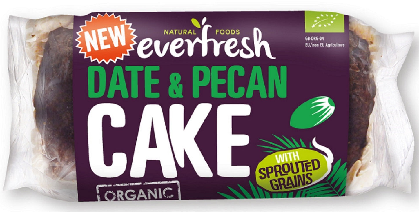 Everfresh Natural Foods_Organic Sprouted Date & Pecan Cake 350g