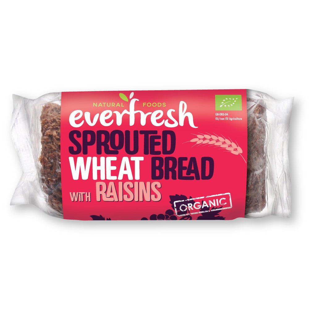 Everfresh Natural Foods_Organic Sprouted Wheat Raisin Bread 400g