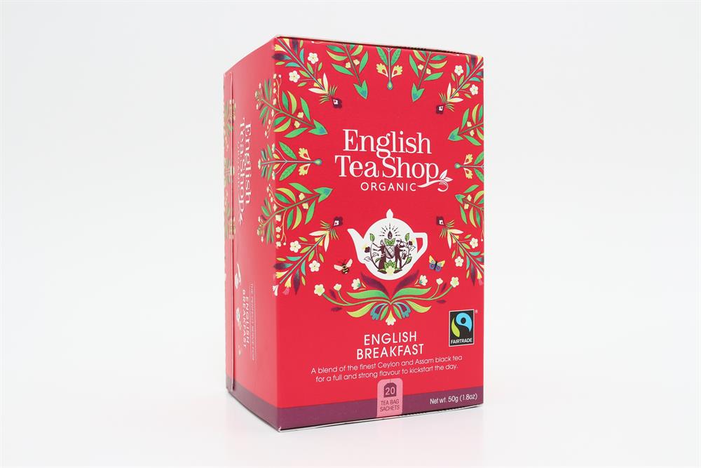 English Tea Shop_Org. English Breakfast Tea - 20 Tea Bag Sachets-pack of 2