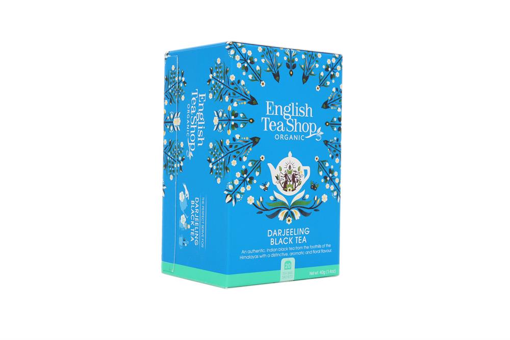 English Tea Shop_Org. Darjeeling Black Tea - 20 Tea Bag Sachets-pack of 2
