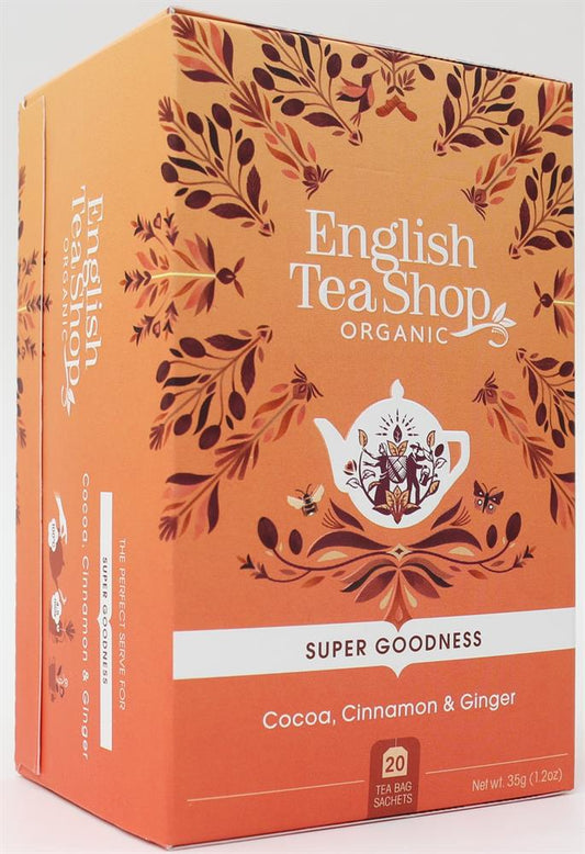 English Tea Shop_Cocoa Cinnamon & Ginger - 20 Tea Bag Sachets-pack of 2