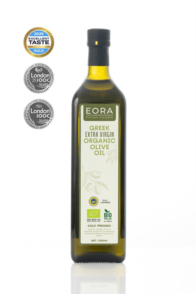 Eora_Greek Organic Extra Virgin Olive Oil PGI Lakonia 1 Litre
