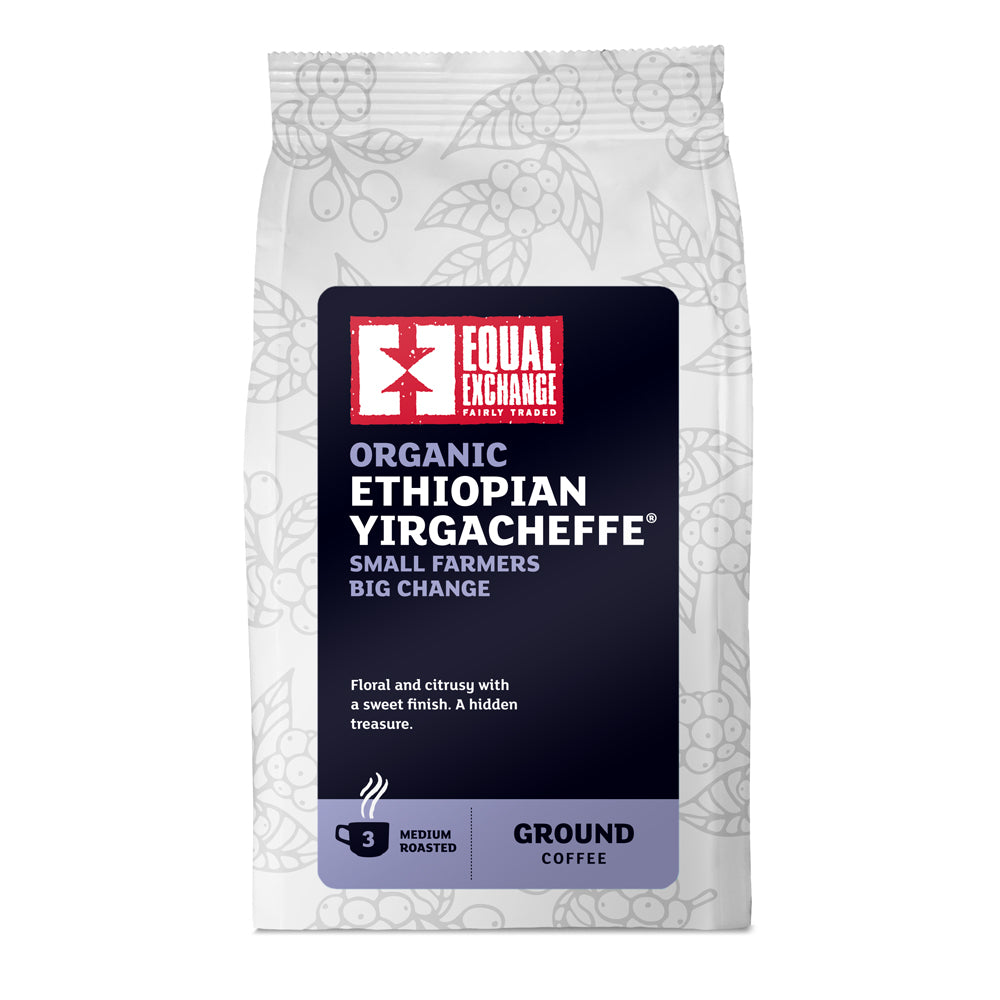 Equal Exchange_Org & Fair Trade Ethiopian Yirgacheffe Roast & Ground Coffee 200g