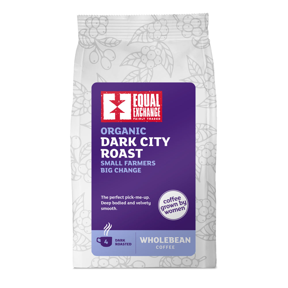 Equal Exchange_Organic & Fair Trade Dark City Roast Coffee Beans 200g