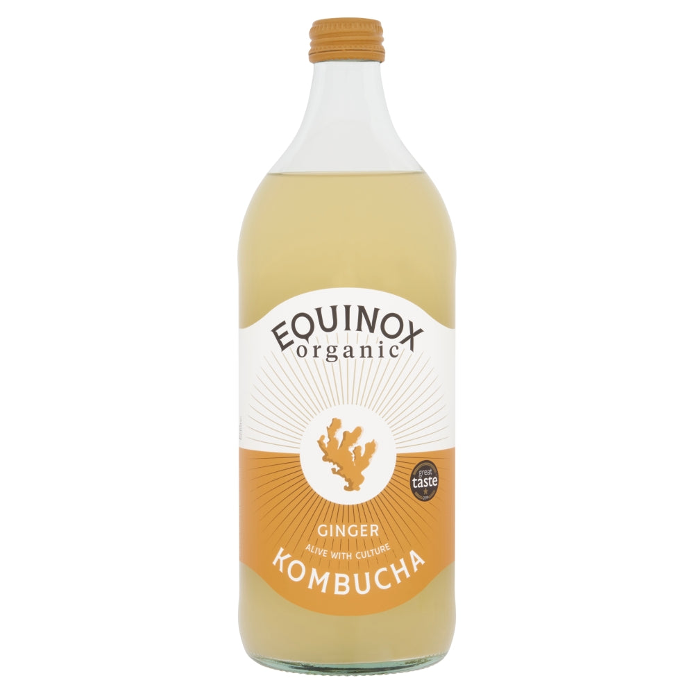 Equinox Kombucha_Equinox Organic Ginger Kombucha 750ml-pack of 2
