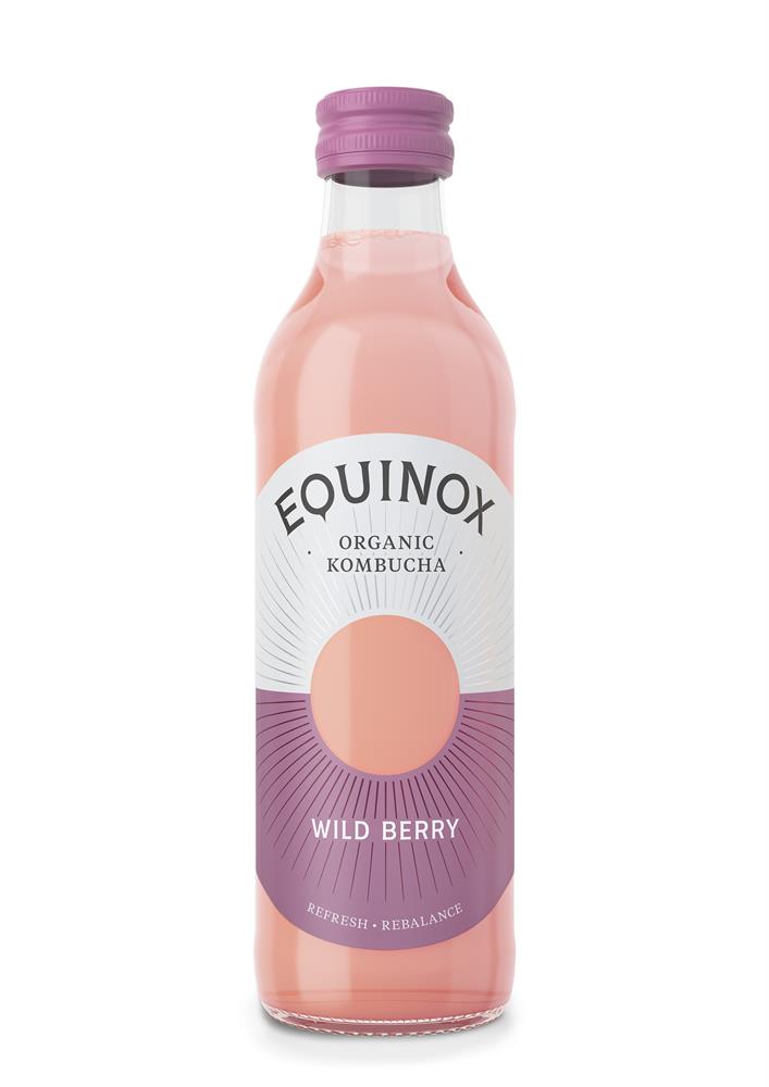 Equinox Kombucha_Organic Equinox Kombucha with Wild Berry 275ml-pack of 6