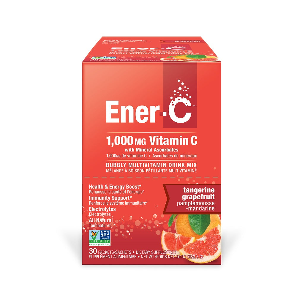 Ener C_Multivitamin Drink Mix 1000mg Vitamin C Tangerine/Grapefruit