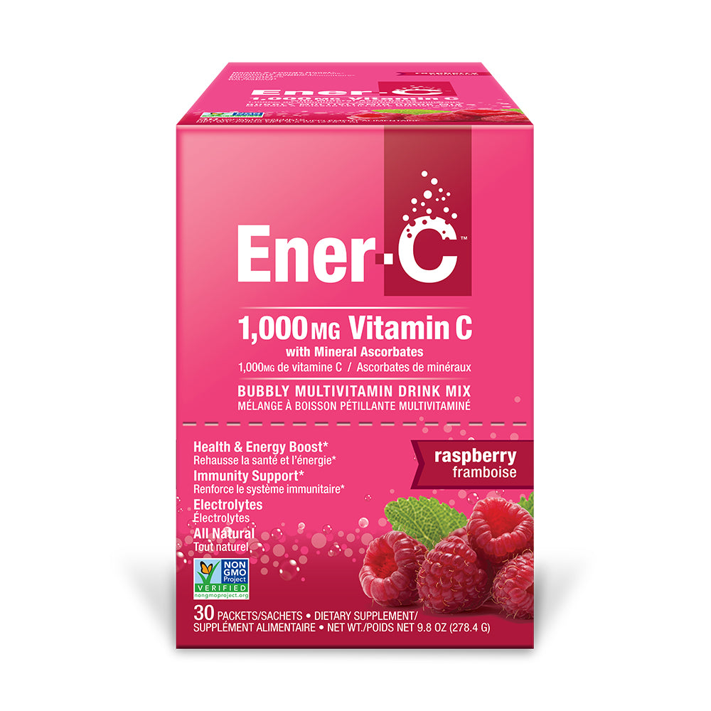 Ener C_Multivitamin Drink Mix 1000mg Vitamin C Raspberry flavour