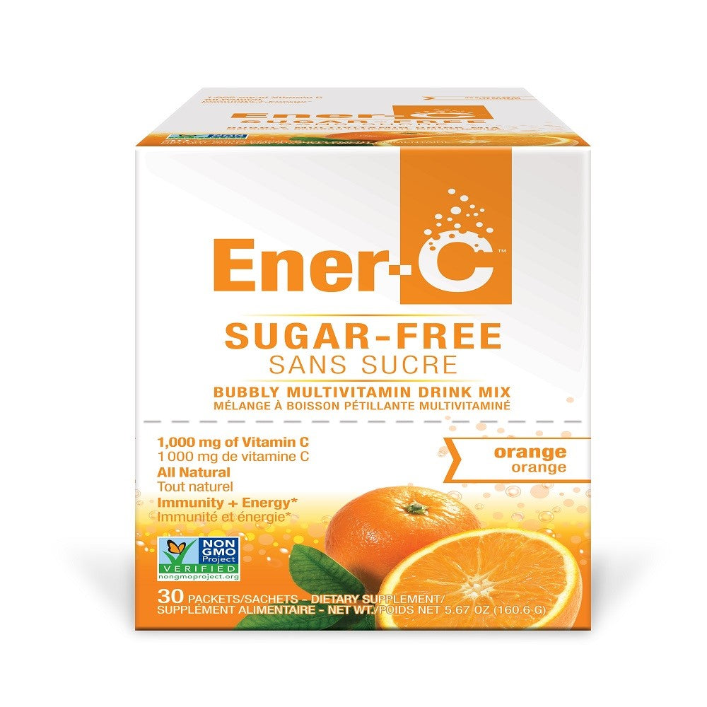 Ener C_Sugar Free Multivitamin Drink Mix Vitamin C 1000mg Orange Flavour