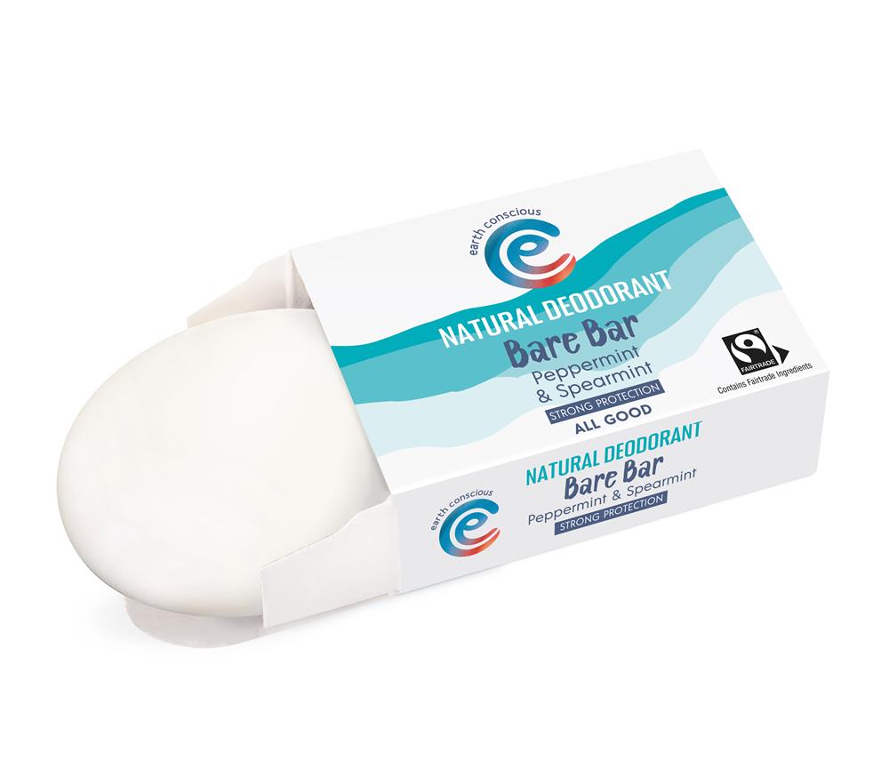 Earth Conscious_Bare Bar Natural Deo - Peppermint & Spearmint 90g