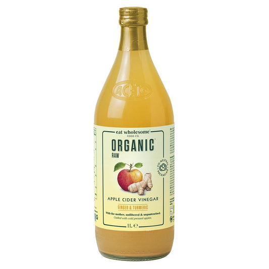 Eat Wholesome_Organic Apple Cider Vinegar w/ Ginger & Turmeric 1 Litre