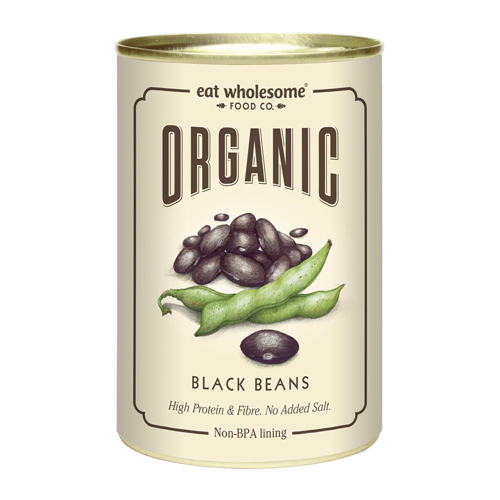 Eat Wholesome_Organic Black Beans 400g-pack of 4