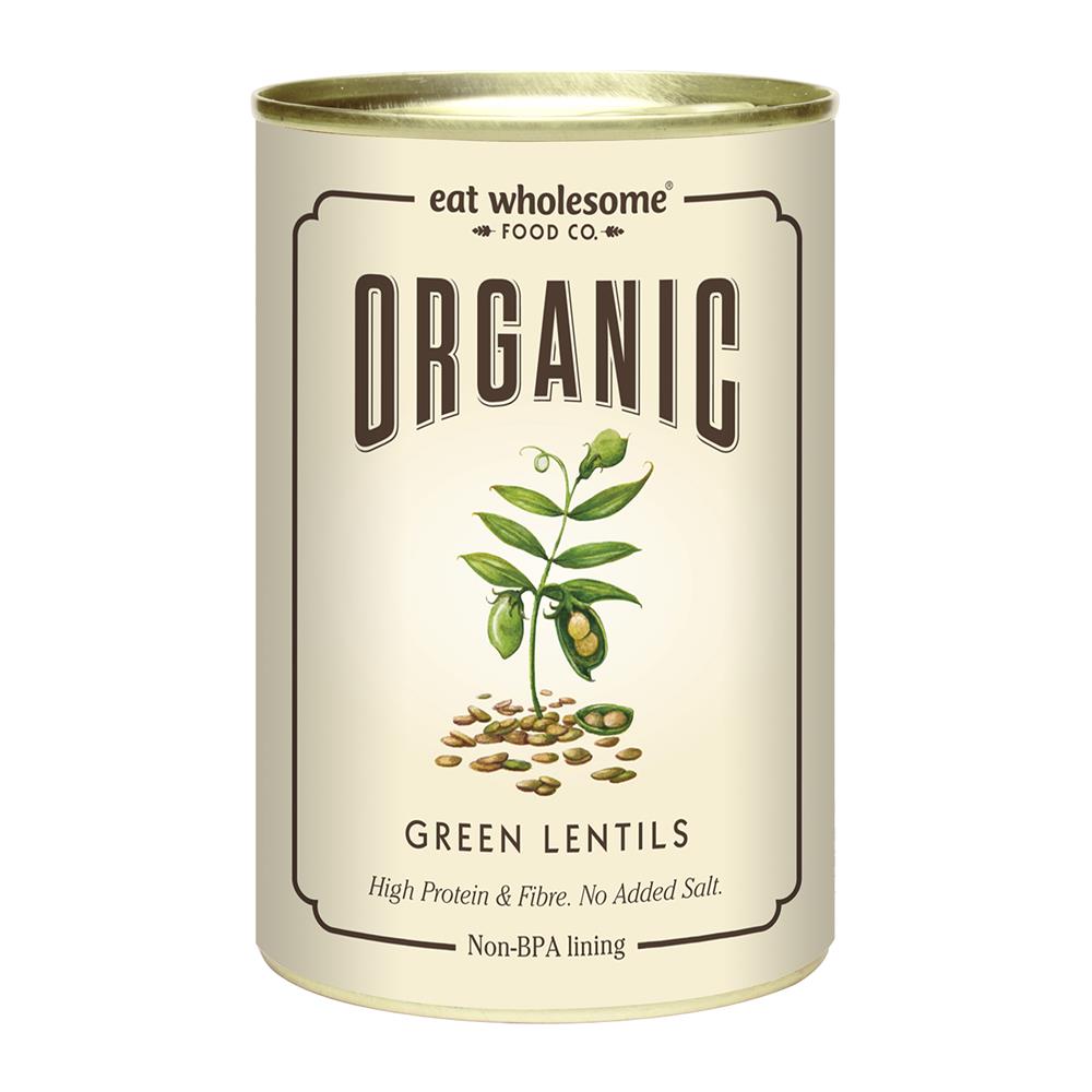 Eat Wholesome_Organic Green Lentils 400g-pack of 4