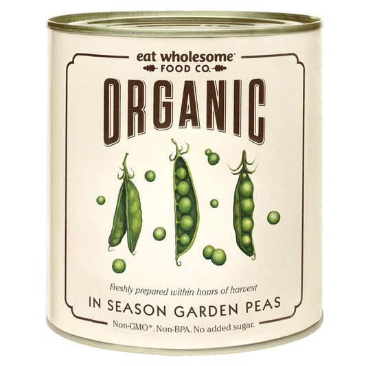 Eat Wholesome_Organic In Season Garden Peas 340g-Pack of 4
