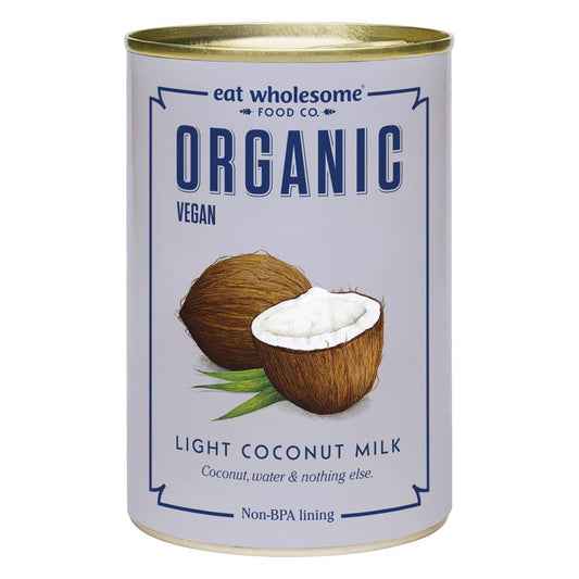 Eat Wholesome_Organic Light Coconut Milk 400ml-pack of 2