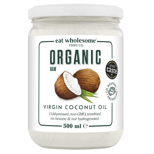 Eat Wholesome_Organic Raw Cold-Pressed Virgin Coconut Oil 500ml