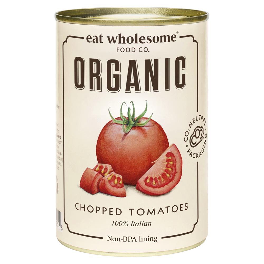 Eat Wholesome_Organic Chopped Tomatoes 400g-pack of 4