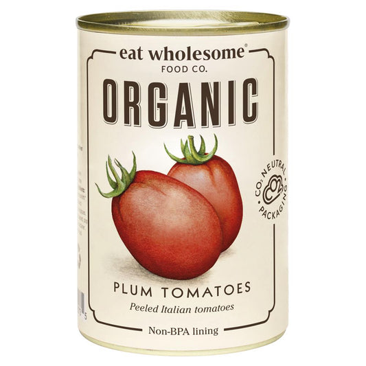 Eat Wholesome_Organic Peeled Plum Tomatoes 400g-pack of 4