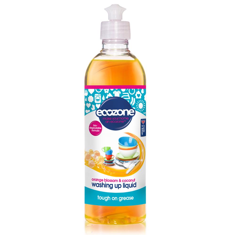 Ecozone_Orange Blossom & Coconut Washing Up Liquid - 500ml-pack of 2