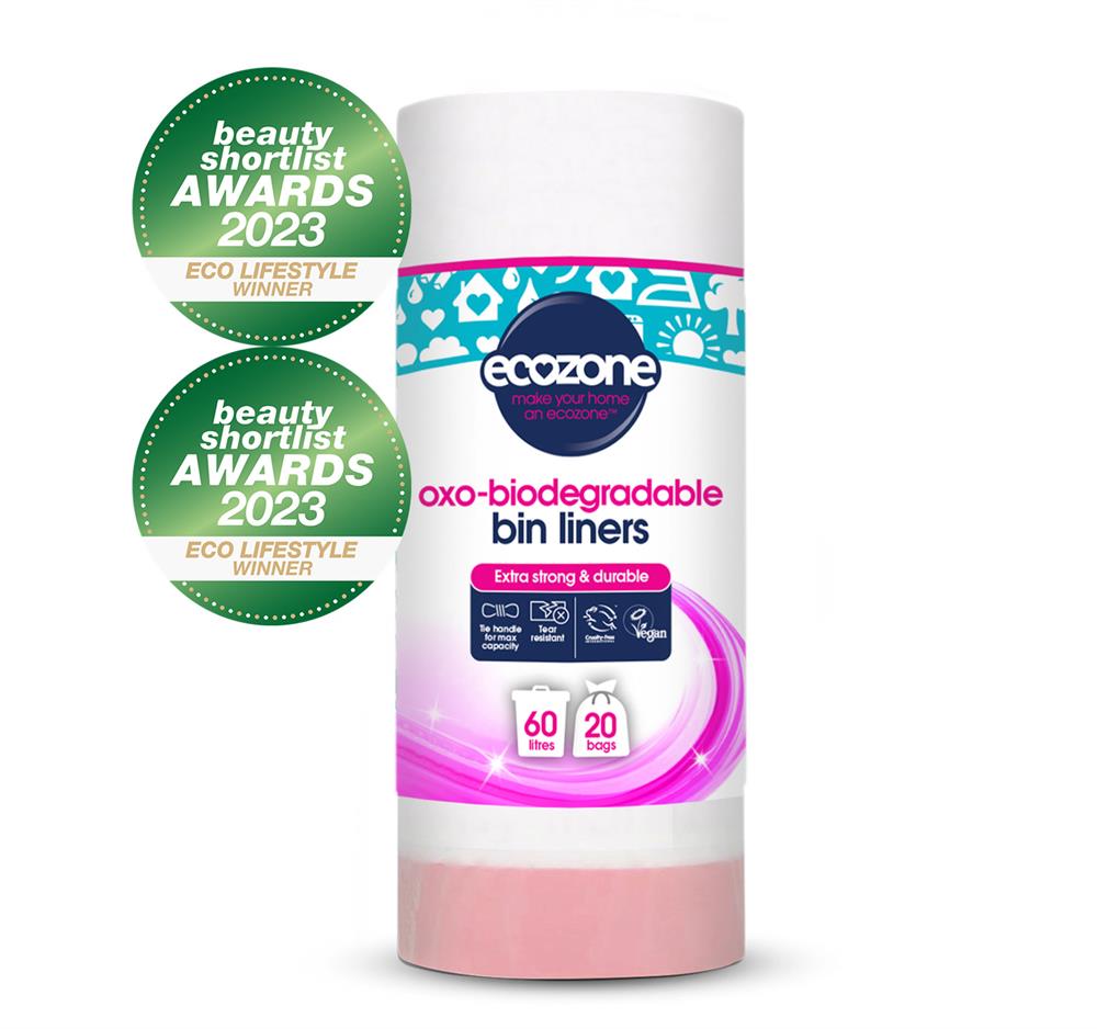 Ecozone_Biodegradable Bin Liners - 60lt - 20 bags