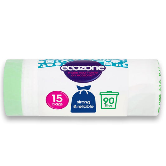 Ecozone_Biodegradable Bin Liners - 90lt - 15 bags