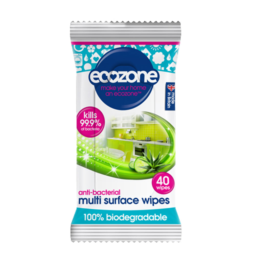Ecozone_Anti-bac Multi Surface Wipes (40 wipes)