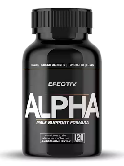 Efectiv Nutrition ALPHA Male Support 120Caps